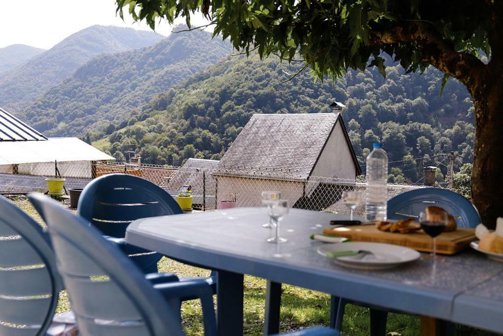 Maison Du Coue Pyrenees Mourtis Gite Pour 2 A 12 Pers Sengouagnet Exteriör bild